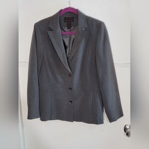 Gloria Vanderbilt Charcoal Blazer Size 10